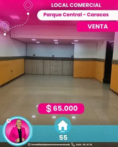 Local Comercial En Venta Parque Central - Caracas