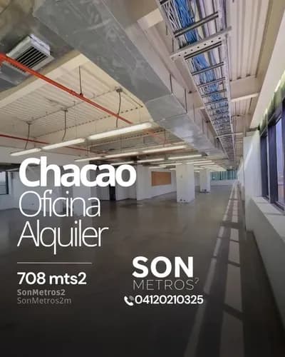 Oficina Alquiler Chacao 708 Mts2. Sonmetros2