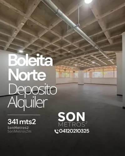 Piso Industrial Oficina Deposito Alquiler Boleita Norte 341 Mts2. Sonmetros2