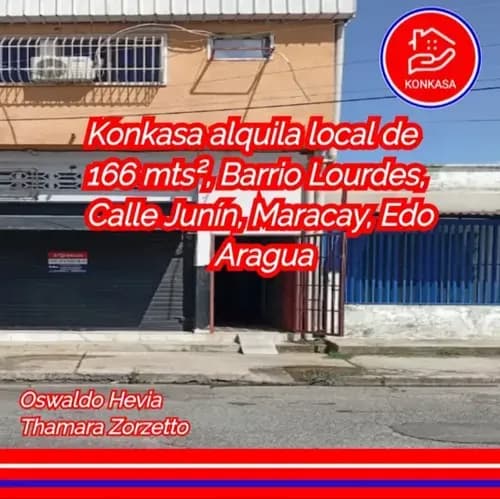 Konkasa Alquila Local En Barrio Lourdes, Maracay Edo Aragua