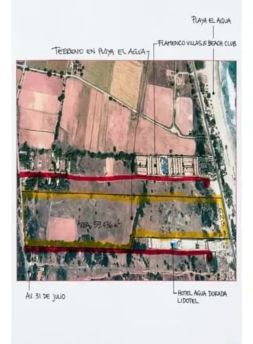 Terreno Para Desarrollo Hotelero Frente A Playa El Agua