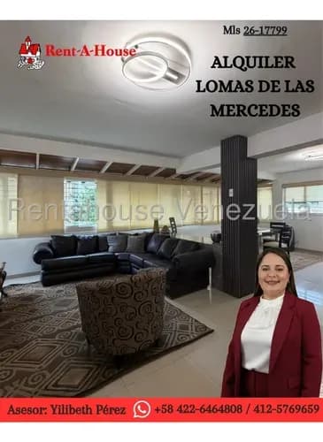 Apartamento En Alquiler,los Naranjos De Las Mercedes Mls #26-17799 Sc