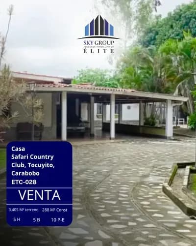 Sky Group Elite Vende Casa Safari Country Club Tocuyito