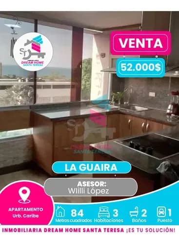 Apartamento En Venta Urb. Caribe - La Guaira