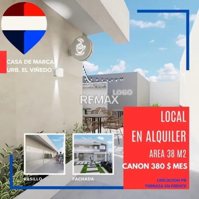 LOCAL COMERCIAL EN ALQUILER Dentro de Casa de Marcas