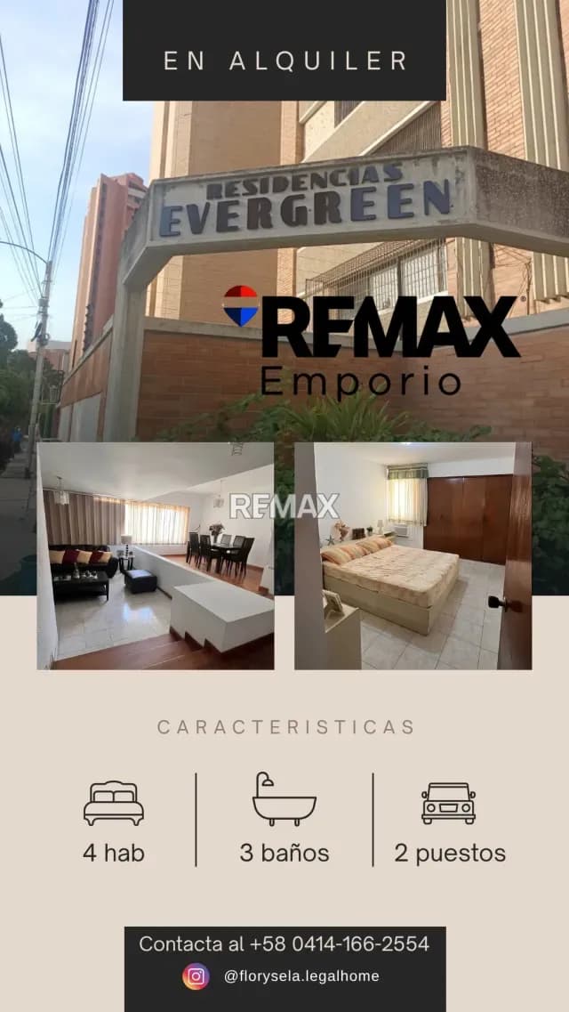 Apartamento en Alquiler en Maracaibo, Sector La Lago, Calle 72 con Av. 3D, Edificio Evergreen.