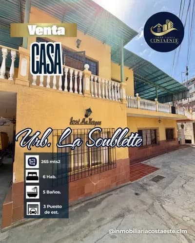 Amplia Casa Con Anexo Independiente En La Soublette