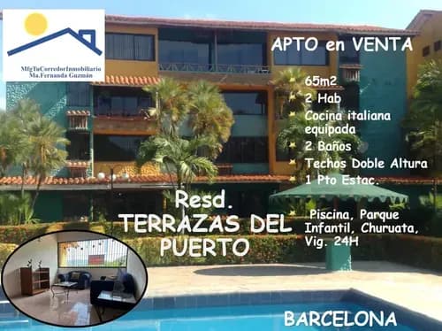 Venta Acogedor Apto Conjunto Residencial Terrazas Del Puerto Barcelona