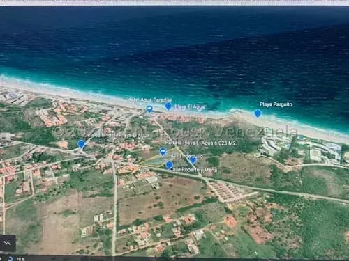 Dm Vende Potencial Terreno En Playa El Agua Isla De Margarita