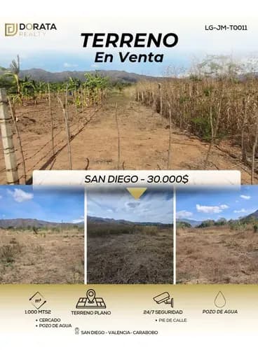 Juan Carlos Rodriguez Vende Terreno En San Diego