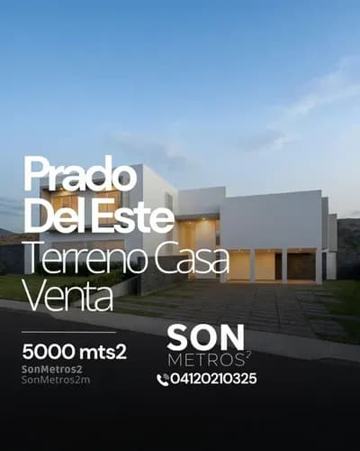 Casa Terreno Venta Prado Del Este 5000 Mts2. Sonmetros2