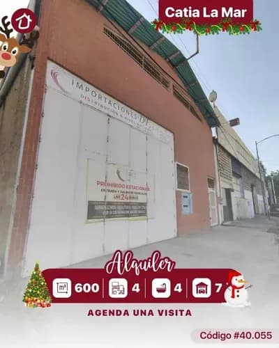 Alquiler De Galpon Comercial Ubicado En Catia La Mar, Edo. La Guaira