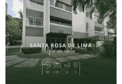 Santa Rosa De Lima. Venta Apartamento 181mt2 3h-est+serv/3b+serv/2e