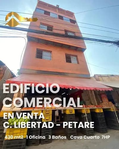 Venta Edificio Comercial Petare Calle Libertad
