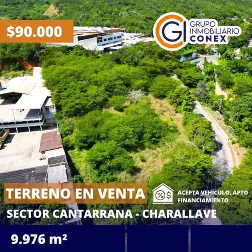 Se Vende Terreno 9.976m2 Sector Cantarrana Charallave 2576