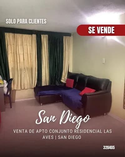 Venta De Apto Conjunto Residencial Las Aves | San Diego 320405