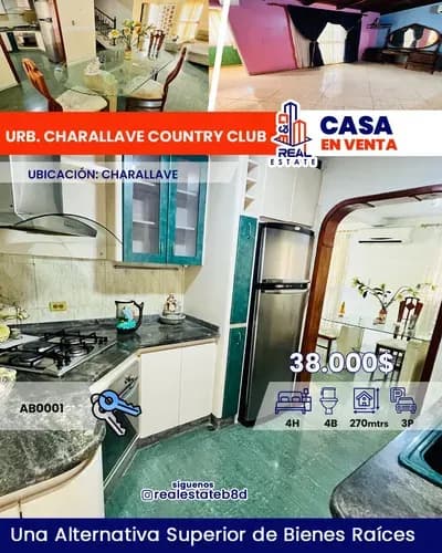 Townhouse En Venta Urb. Charallave Country Club- Charallave