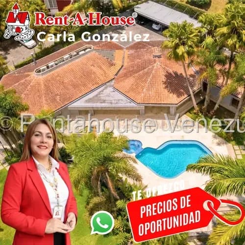 Casa De Lujo Carla Gonzalez Casa En Venta En La Lagunita Country Club Mls #26-1822 Cg