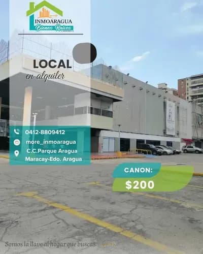 Local En Alquiler/cc Parque Aragua Mcay/mh7267492