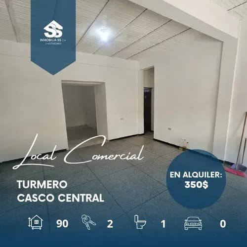 Código: C. V-002 Se Alquila Local En Casco Central De Turmero Aragua.