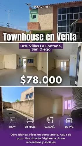 Juan Carlos Rodriguez Vende Townhouse En Urbanización Villa La Fontana San Diego