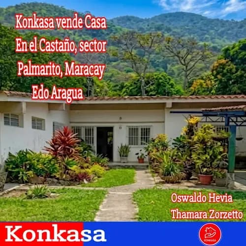 Konkasa Vende Casa En La Urb Castaño Sector Palmarito, Maracay Edo Aragua