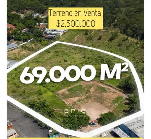 Guarenas/terreno 69.000m2/en Venta/excelente Ubicacion