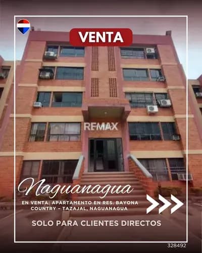 En Venta: Apartamento En Res. Bayona Country Tazajal, Naguanagua 328492 Solo Clientes Directos