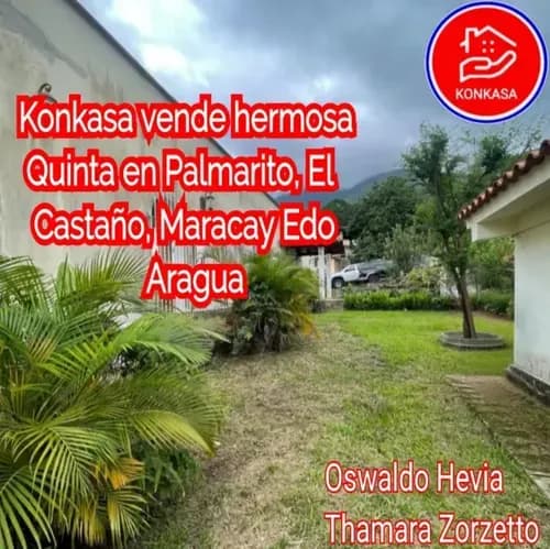 Konkasa Vende Quinta En Palmarito, El Castaño, Maracay