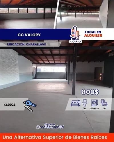 Local En Alquiler C.c Valory - Charallave