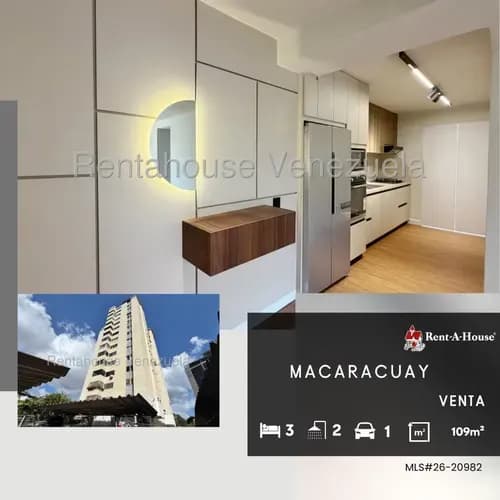 Apartamento En Venta En Macaracuay. #26-20982