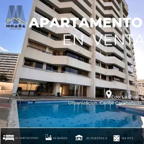Apartamento En Venta En La Guaira, Con Vista Al Mar Y Piscina
