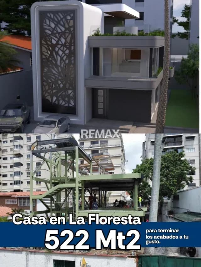 CASA DE LUJO EN CONSTRUCCIÓN – LA FLORESTA