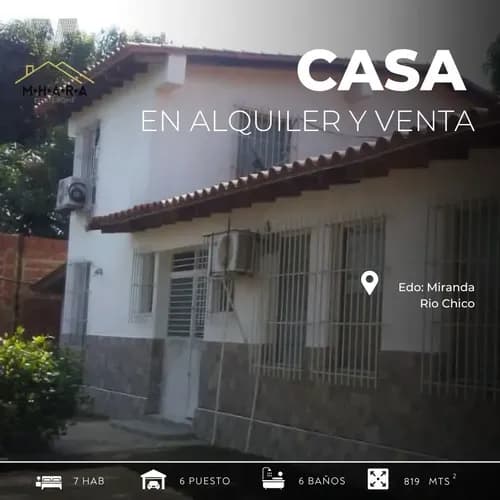 Casa Vacacional Para Empresas, Retiros Y Campamentos En Canales De Rio Chico Con Salida Al Lago