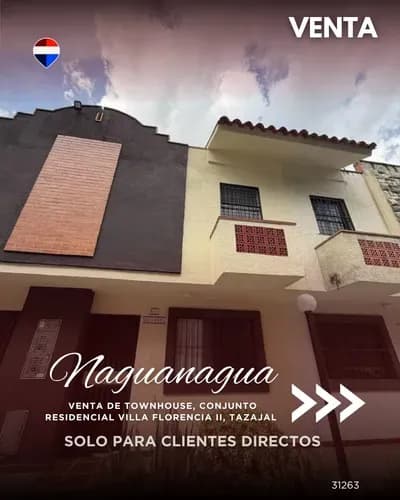 Venta De Townhouse, Conjunto Residencial Villa Florencia Ii, Tazajal 31263 Solo Clientes Directos
