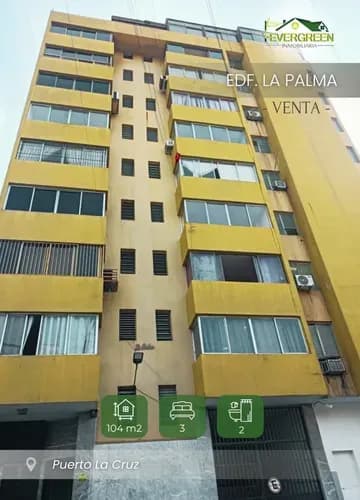 Venta Apartamento Edf. La Palma Centro Puerto La Cruz