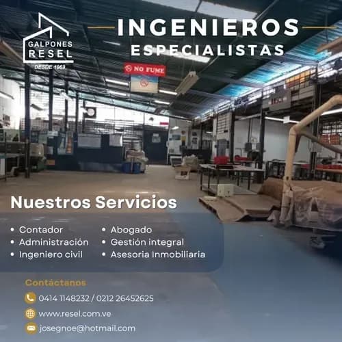 #1714 Galpón De 1.500m2 En El Llanito - Caracas