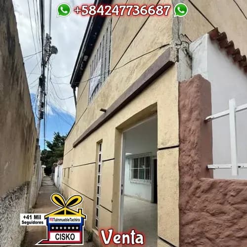 Se Vende Casa En Pirineos San Cristobal Tachira 238m 05 Habitaciones Dos (02)baños Sala Amplia Cocina Sin Estacionamiento