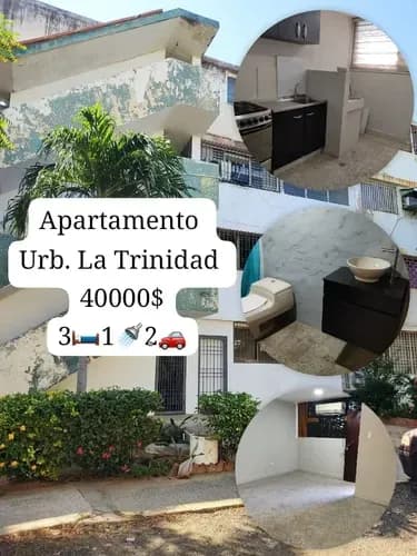 Vendo Apartamento En Bloques De La Trinidad En Urb La Trinidad Piso 2