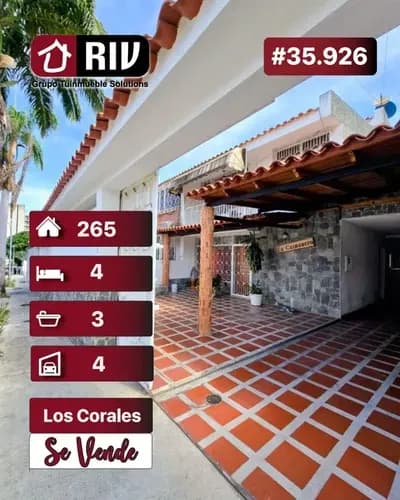 Venta-casa De Dos Niveles Ubicada En Los Corales, Caraballeda, Estado La Guaira.