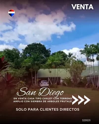 En Venta Casa Tipo Chalet Con Terreno Amplio Con Siembra De Arboles Frutale 329531 Solo Clientes Directos