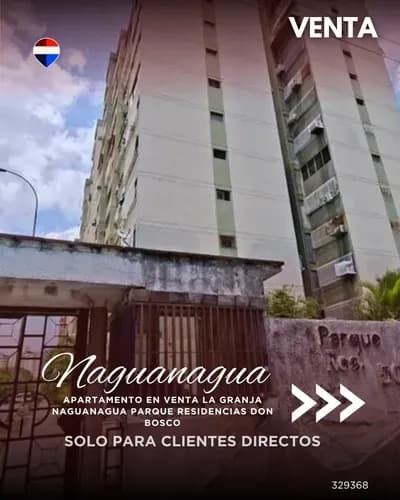 Apartamento En Venta La Granja Naguanagua Parque Residencias Don Bosco.329368 Solo Clientes Directos