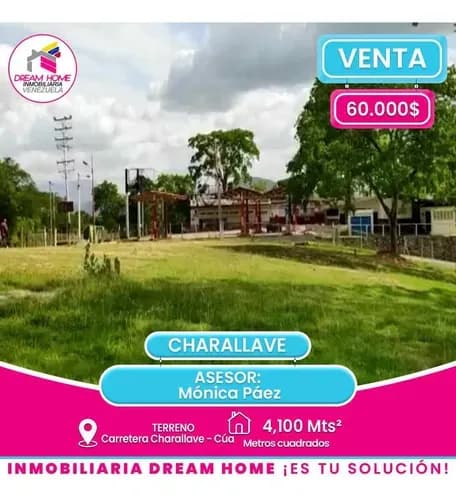 Terreno En Venta Carretera Charallave Cúa