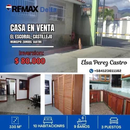 Venta De Casa En El Escorial. Castillejo, Guatire Código Re/max: 269967