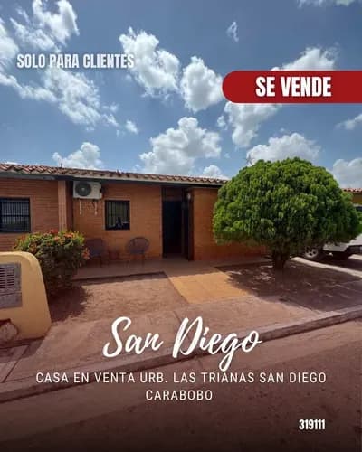Casa En Venta Urb. Las Trianas San Diego Carabobo 319111