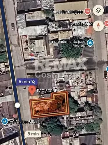 En Venta Terreno De 284 Metros Cuadrados, En El Casco Central De Tucacas.