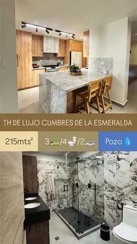 Tre009 Solo Clientes Townhouse De Lujo Cumbres De La Esmeralda