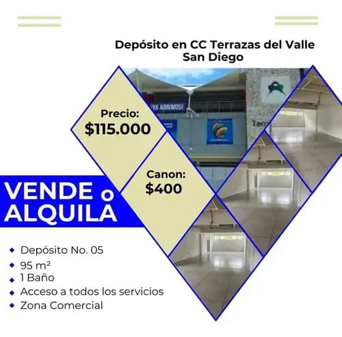 Fv Vende O Alquila Depósito Cc Terrazas Del Valle San Diego - No5