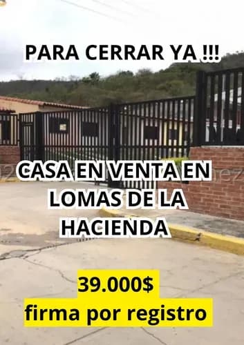 A Precio De Oportunidad Casa En Venta En San Diego, Urb Lomas De La Hacienda Lista Para Firmar Por Registro. ( Solo Clientes) Yhuise