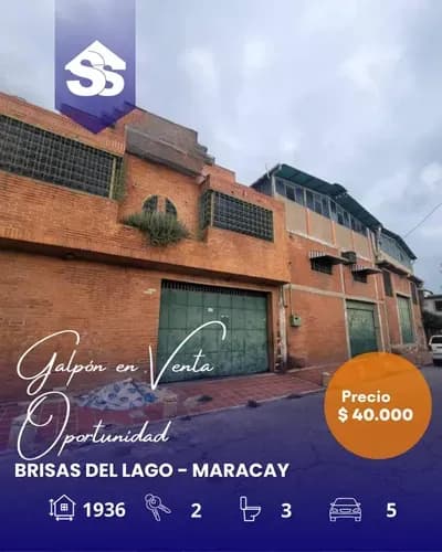 Cod. Y. S-018 En Venta Galpón En Brisa Del Lago, Una Gran Oportunidad De Inversión Industrial.